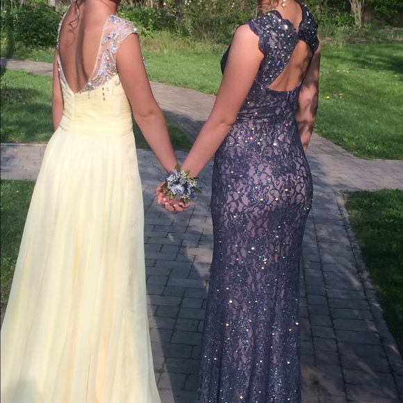 Yellow Prom Dress - Picture 2 of 3