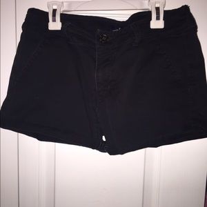 American Eagle Outfitters Black Midi Shorts