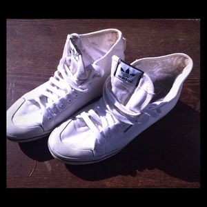 Adidas canvas high tops
