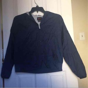 Navy Blue Nike windbreaker