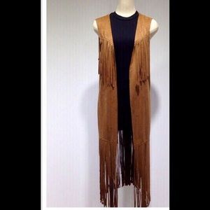 Carmel fringe vest