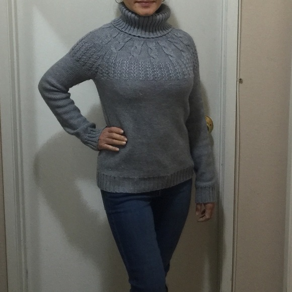 Michael Kors gray turtleneck sweater - Picture 2 of 2