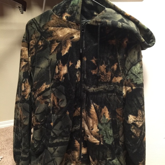 Soft Fuzzy Camouflage  Hoodie
