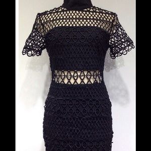 Black Mesh Dress