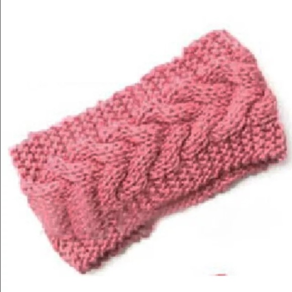 🔴 Pink knit head wrap - Picture 2 of 2