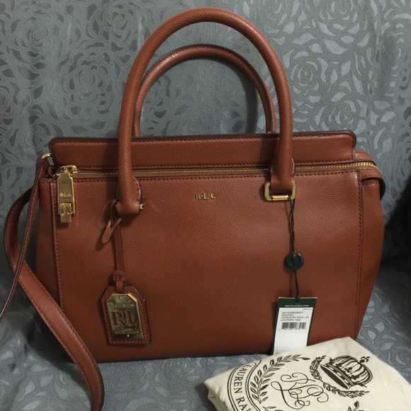 3/19 HP 🎉Ralph Lauren Whitby Convertible Satchel - Picture 2 of 4
