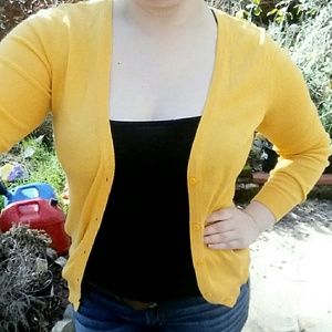 Yellow Cardigan