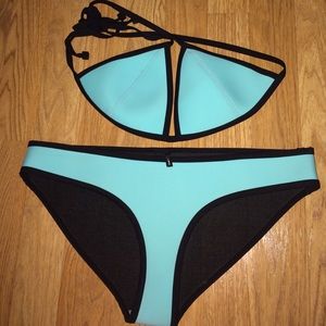 Triangl swimsuit blue
