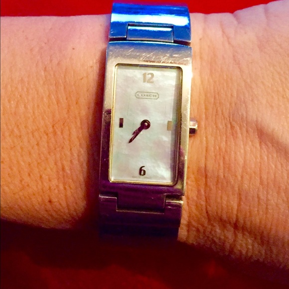 Mother of Pearl Coach Watch