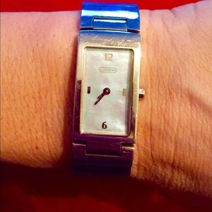 Mother of Pearl Coach Watch