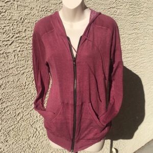 All Saints red hoodie