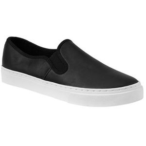 once worn Gap Leather slip ons!!