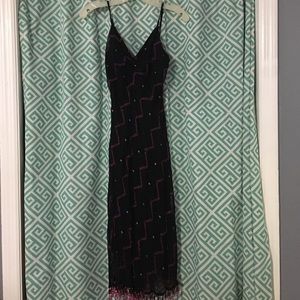 Black Beaded Dress