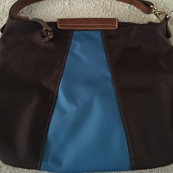 SOLD...Longchamp two tone handbag - Picture 3 of 4