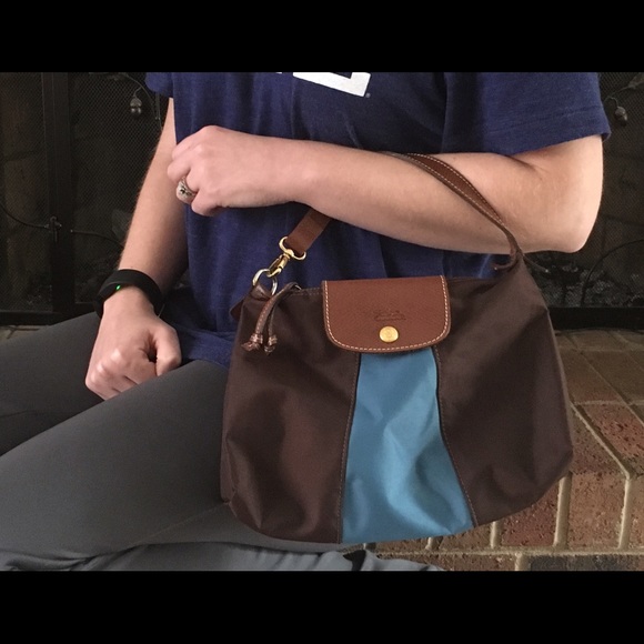 SOLD...Longchamp two tone handbag - Picture 4 of 4