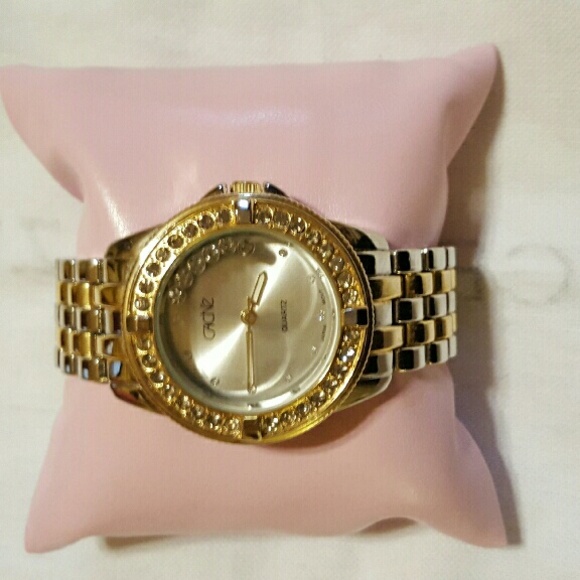 SALE!!!!!Beautiful CACHE quartz two-toned watch