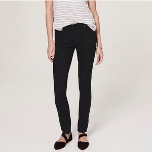Loft black skinny jeans