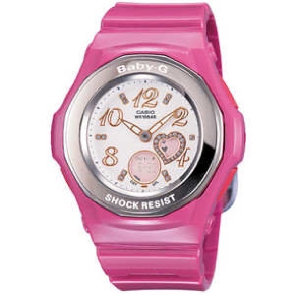 Pink Baby-G Analog-Digital Watch with case