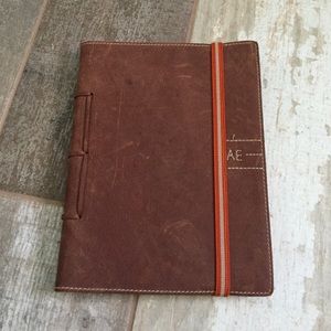 American eagle brown leather journal sketchbook
