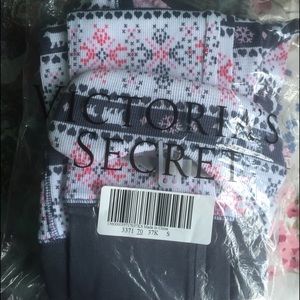 Victoria's Secret Thermal Pajama Set + Eye Mask