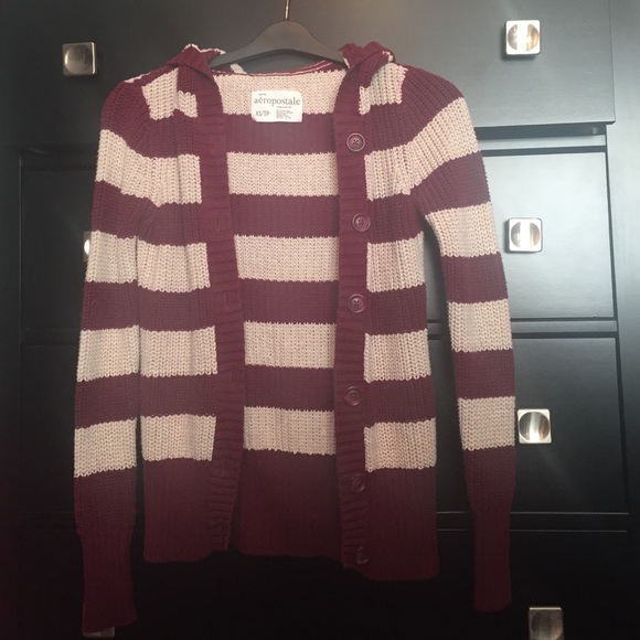 Aéropostale Button Up Sweater/Cardigan - Picture 1 of 3