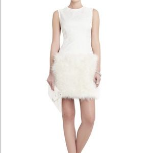 BCBG Feather-HEM Dress