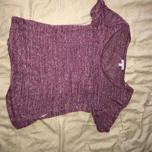 Maroon Charlotte Russe tee
