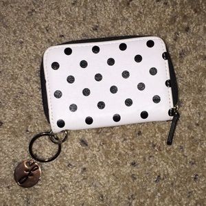 The Limited Polka Dot Mini Wallet