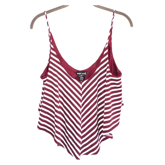 Wet Seal Tops - CUTE! striped crop tank.