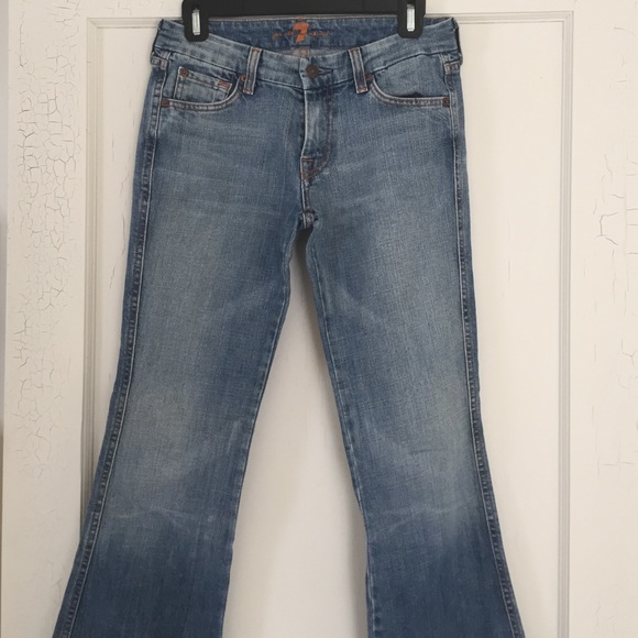 SOLD-A-Pocket 7 For All Mankind boot cut Jeans