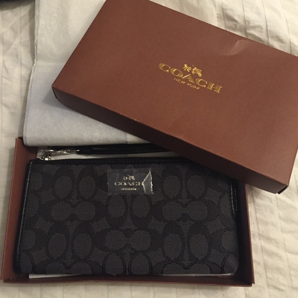 Coach Fabric Wristlet