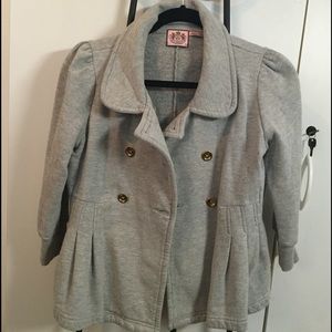 Juicy couture sweatshirt material blazer