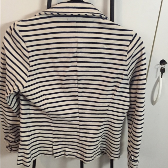 Blue and white stripe lucky brand blazer - Picture 3 of 3