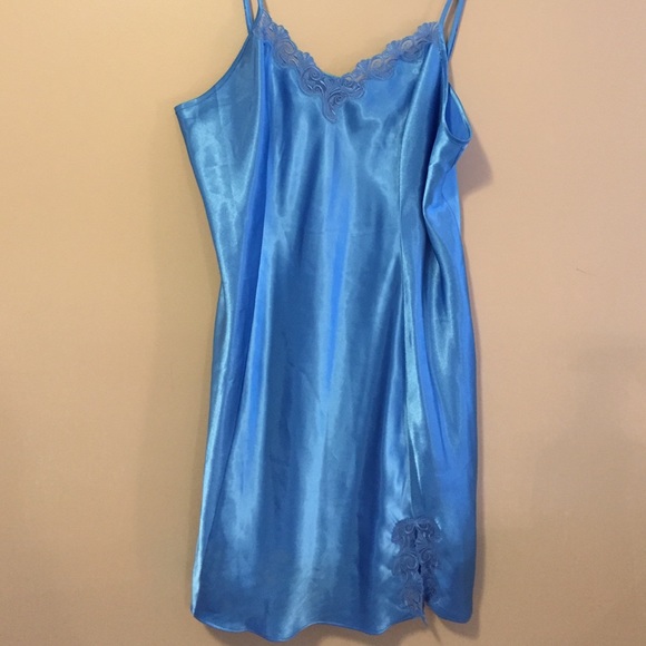 Other - Silk blue night gown.