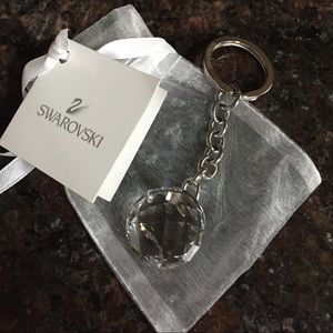 Swarovski crystal ball keychain