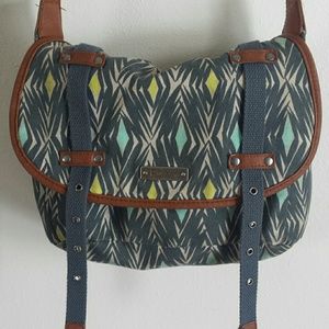 Roxy Neon Aztec Tribal Crossbody Purse