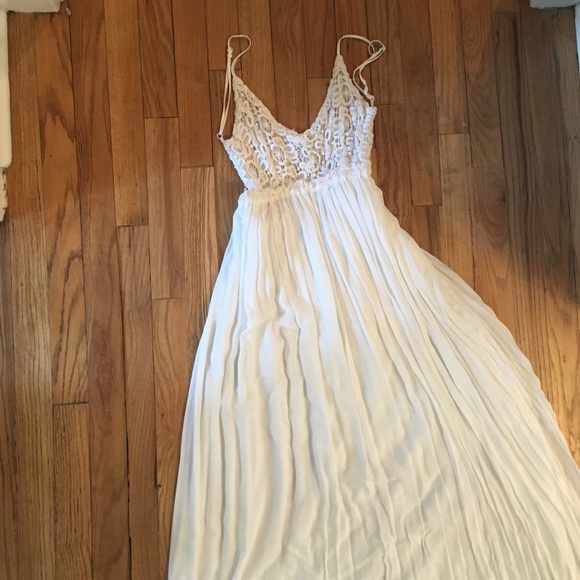 White boho Maxi