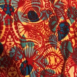 LuLaRoe "Mayan Goddess" one size NEW leggings