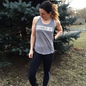 Lululemon grey runner up tank