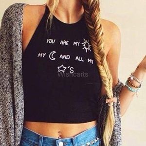 Print backless crop top