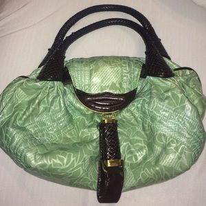 Jule Teal Hobo Style Handbag