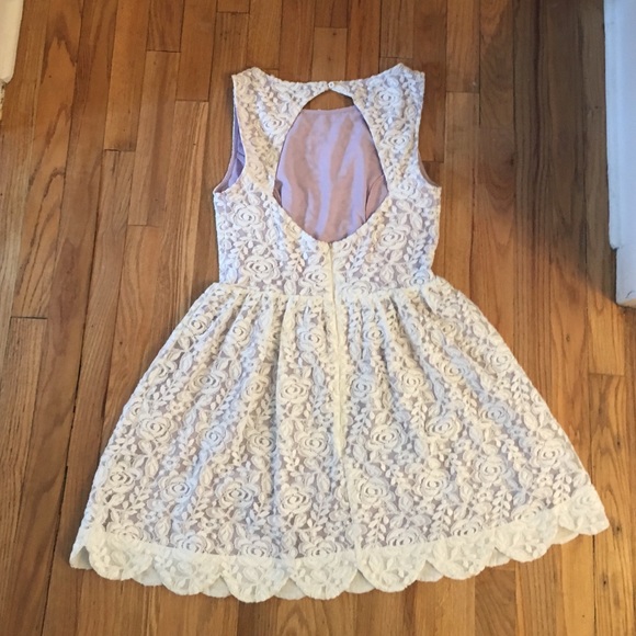 White Lace Dress - Picture 2 of 2
