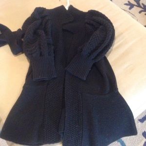 Boutique Sweater black with sash