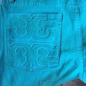Tory Burch Teal Pants