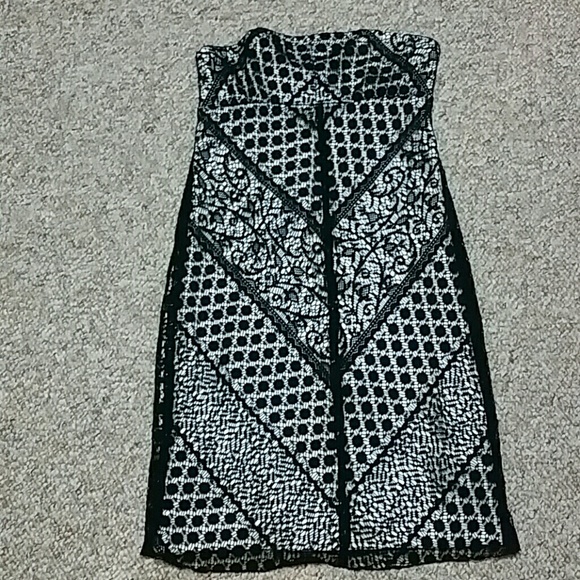 Black/white little dress