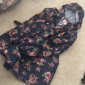 Floral Rain Coat