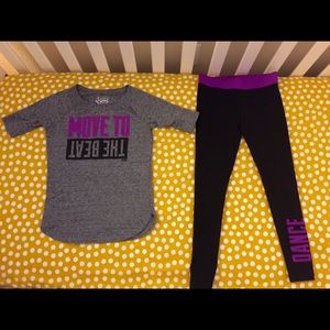 Justice dance top legging 7