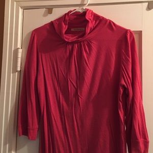 Velvet turtleneck top