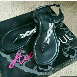 Blingued out sandals