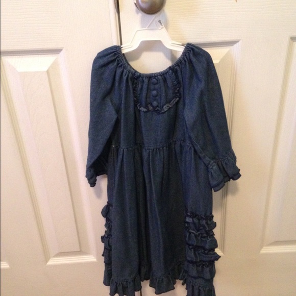 Girls denim dress